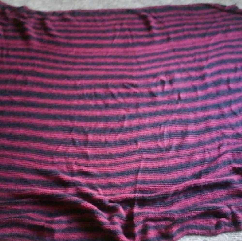 Knitted queen size blanket